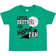thumbnail image 3 of Inktastic Little Brother and Biggest Fan Baseball Family Fan Boys or Girls Toddler T-Shirt, 3 of 5