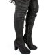 thumbnail image 1 of Botas Largas de tacon para Dama Hanna MX  Diamond Black, 1 of 2