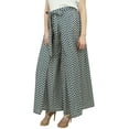 thumbnail image 2 of Phagun Ladies Printed Fisherman Harem Elastic Waist Blue Summer Pants-Small, 2 of 6
