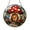 Acrylic 3.5 Inch, variant on Mushroom Cottage Window Hanging Acrylic Suncatcher, Stained Glass Style Forest House Window Panel Art Decor, Fantasy Garden Inspired Window Decoration, Nature Theme Gift for Cottage Decor Lovers