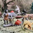 thumbnail image 5 of Safari Ltd. Prehistoric Life TOOB - 12 Figurines: Caveman, Cavewoman, Volcano, Mammoth, Doedicurus, Smilodon, Sloth, Dinosaurs - Educational Toy Figures For Boys, Girls & Kids Ages 3+, 5 of 6