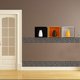 thumbnail image 5 of Pegatinas de pared autoadhesivas tridimensionales para decoración de techo, color plateado, 10 unidades, 5 of 5
