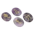 thumbnail image 3 of 4Pcs Chakra Stone Set, Natural Reiki Healing Crystals Engraved Reiki Symbols Stones For Meditation  Therapy, 3 of 8