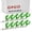 Green, variant on GOGO 50Pcs Transparent ID Card Holder Round Badge Reel-Green