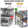 thumbnail image 6 of 2-Pack Stackable Can Rack Organizer, Can Storage for Kitchen Pantry Cabinet, Can Holders for Food, Multifunctional Can Dispenser for Snacks Soda Shelf Baskets, 6 of 7