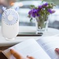 thumbnail image 4 of serony Desktop Air Cooling Fan Portable Handheld Pocket USB Electric Plastic Fan with 3 Wind Modes, 4 of 8