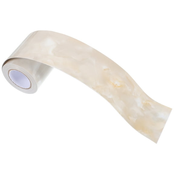 OUNONA Beige Marble Caulking for Bathroom Caulking Tape Beige Marble 500.00X5.00X0.01CM