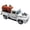 White, variant on Decorr Halloween Decorations - Mini Cute Farmhouse Style Halloween Metal Truck Decor with Two Removable Pumpkin Ornaments for Tabletop, Tiered Tray, Shelf, Fireplace and Home Indoor Decor (Pink)