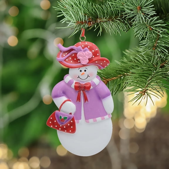 Maxora Personalized Ornaments Customized Christmas ornament Snow Ladies Free Customize