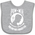 thumbnail image 3 of Inktastic POW MIA White Boys or Girls Baby Bib, 3 of 4