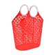 thumbnail image 1 of Cesta de ducha con asas, bolsa de almacenamiento multiusos con drenaje y bolsa de aseo. Rojo, 1 of 9