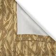 thumbnail image 5 of Ambesonne Harvest Grommet Curtain, Cereal Ears Rural Field, 50" x 84", Mustard Yellow, 5 of 6