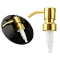 thumbnail image 3 of Metal Soap and Lotion Dispenser Replacement Pump for Hand Sanitize Bathroom Kitchen Accessories - Golden, 3 of 6
