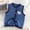 Blue, variant on NAISIBABY Children's Vest jacket 7-8T, Soft Thermal Sleeveless Cute Graphic Buttons Casual Fleece Coat Blue