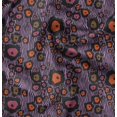 thumbnail image 1 of Soimoi Purple polyester Crepe Fabric Wild Animal Skin Decor Fabric Printed BTY 52 Inch Wide, 1 of 6