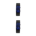 thumbnail image 4 of Reloj Bearachild LED Sin Rostro Digital Estilo Retro Mano Cadena Completa Luz Azul 2Conjunto, 4 of 6