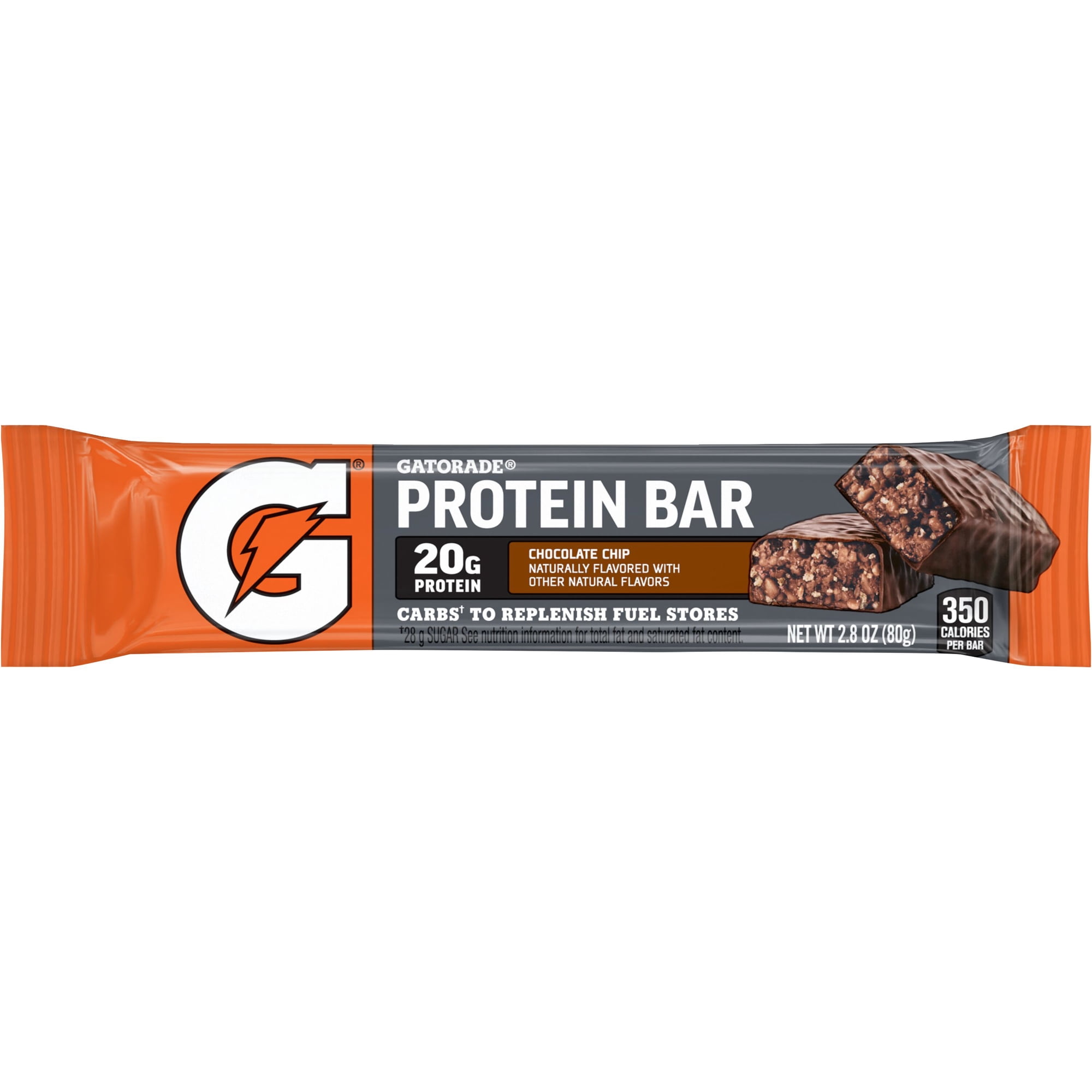 Gatorade Chocolate Chip 20g Protein Bar, 2.8 oz