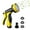 Yellow, variant on Hose Nozzle, KIMHY Garden Sprayer with 10 Spray Patterns, Extra 3 Rubber Washers, High Pressure Water Hose Nozzle with Flow Control for Watering Garden & Lawn, Cleaning, Washing Car, Showering Pets