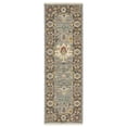thumbnail image 4 of Woven Trends Cabana - 835D1 - Bohemian Style, Vintage Pattern, Pet & Family Friendly, Living Room, Dining Room, Office, Power Loomed, Low Pile Wool Area Rug in Blue - 6' x  9', 4 of 4