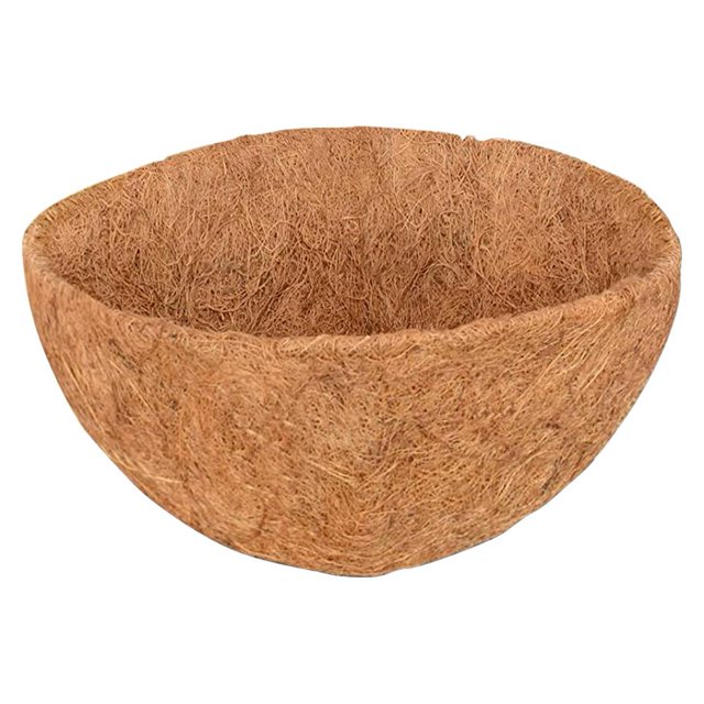 Maceta de fibra natural de coco cortable para suministros de invernadero (10 pulgadas)
