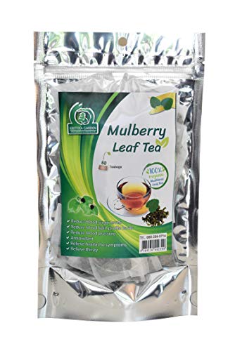 Organic White Mulberry Leaf Tea 60-Teabags (Morus Alba) - Walmart.com