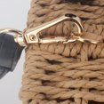 thumbnail image 4 of Zhuge Bolso de hombro tejido para mujer, bolso de mano tejido, bolso de mano tejido elegante para playa de verano, bolsos de hombro de 6,29 x 63,93 x 6,29 pulgadas (beige), 4 of 4