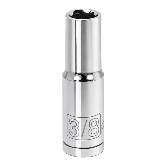 Powerbuilt 3/8 Inch Drive x 3/8 Inch 6 Point Deep Socket - 641200