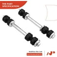 thumbnail image 3 of A-Premium 10Pcs Front Suspension Kit Upper Control Arm Ball Joint Tie Rod End Sway Bar Link Stabilizer Link Compatible with Ford F-150 1998/2000 F-250 F-150 Heritage Expedition Lincoln Navigator, 3 of 9
