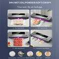 thumbnail image 6 of Food Saver Vacuum Sealer Machine with Cutter Can Vacuum Sealer for Dry Wet Food Storage 30 Pcs Bags Includ, 6 of 8