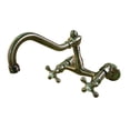 thumbnail image 1 of Wall Mount Kitchen Faucet - Antique Brass Finish, 1 of 1