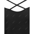 thumbnail image 4 of Top Talla Extra Tiras Cruzadas Ajustado Rosegal  Lencería de talla grande, 4 of 5
