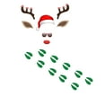 thumbnail image 2 of EGNMCR Wall Stickers, Cute Stickers Funny Christmas Door Sticker Holiday Wall Sticker Door Library Sticker The Stickers, 2 of 7