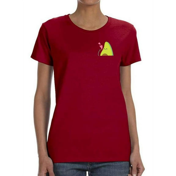 Lovely Avocado T-Shirt Women -Smartprints Designs, Female Small