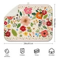 thumbnail image 2 of Large boho kitchen drying mat 18x24 Inch with plush microfiber and colorful floral patterns, ideal for heavy-duty drying, 2 of 5