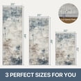 thumbnail image 4 of KUETH Kitchen Mats for Floor,Sets of 3 Non Slip Washable Abstract Kitchen Rugs 20"x32"+20"x48"+20"x59", Kitchen Runner Rug with Waterproof for Hallway, Laundry, Bathroon and Bedroom, 4 of 8