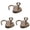 A1(3PC/Bronze*3/1.26"x1"), variant on SJYYTT 1Pc Metal Heart Shaped Drawer Suitcase Security Lock Padlock With Key,Mini Padlocks Notebook Small Heart Locks Silver Padlock for Necklace,Book Padlock,Storage Box,Jewelry Box,Suitcase,Handbag