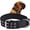 Black, variant on Miaocao Adjustable Dog Collar, 1.5 Inch Wide D Ring & Buckle 2-Rows Dog Collar, Black Nylon Tactical Dog Collars for Large Dog