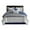 Blue, variant on Gracie Mills 7-Piece Transitional Color Block Comforter Set - GRACE-15588