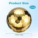 thumbnail image 3 of Uxcell 2-Pack Esculturas de Bolas de Gazing Globes de Jardín Diamante de 8 Pulgadas de Acero Inoxidable Hueco para el Hogar, Exterior Dorado, 3 of 7