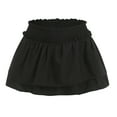 thumbnail image 6 of vigerkar Women's Layered Ruffle Golf Skorts A Line Skirts Tiered Flowy Y2K Sexy Mini Skirt Black, M, 6 of 9