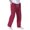 Wine, variant on JTieacloth Mens Cargo Sweatpant Men's Casual Pants Comfortable Streetwear Solid Color Loose Fit Drawstring Waist Trousers For Everyday Wear Beige