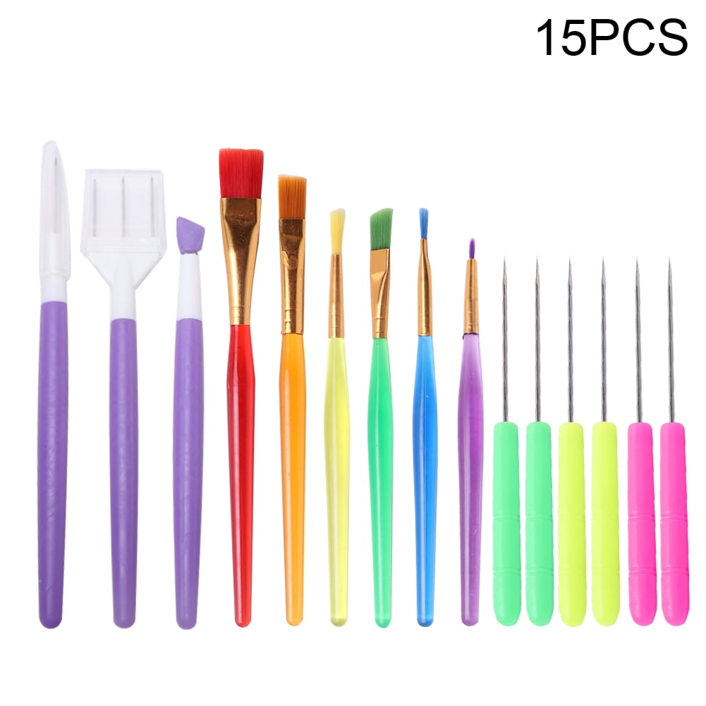 15Pcs Cake Decorating Brushes DIY Craft Home Baking Painting Decorating Tools 15Pcs Cake Decorating Brushes DIY Craft Home Baking Painting Decorating Tools