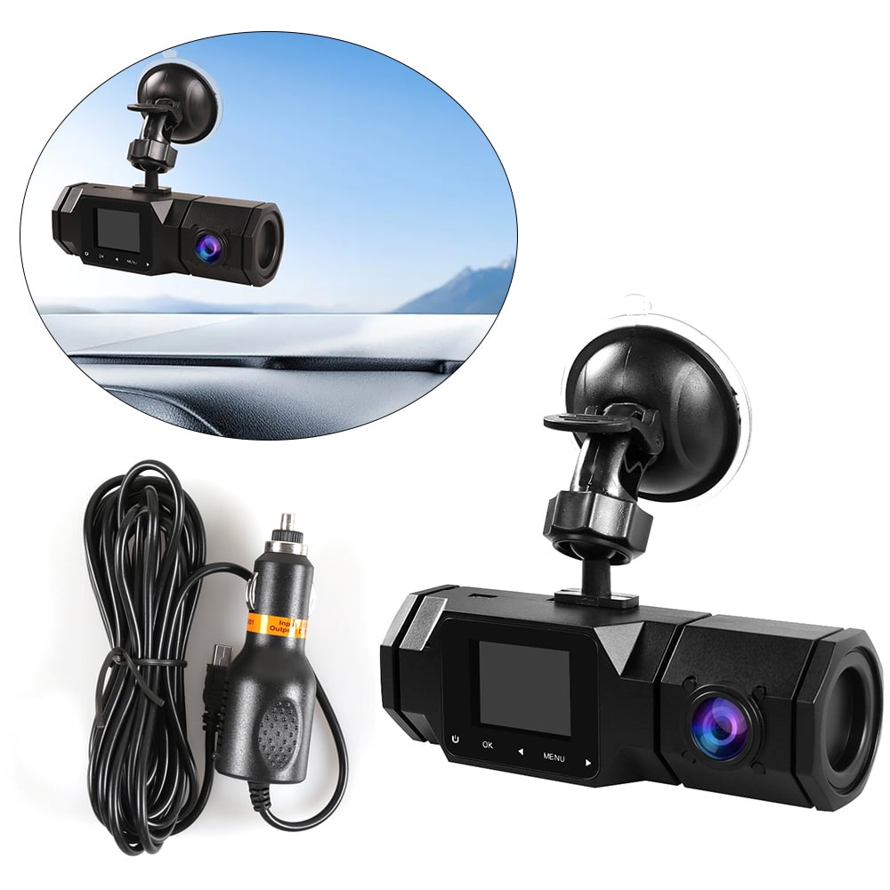 FIEWESEY Dash Cam WiFi 1080P Dual Dash Cam Front and Inside, Parking Mode, Loop Recording Dash