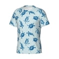 thumbnail image 5 of Qekee Turtle Classic Fit T-Shirt Men's Shirt Men's Tight Short Sleeves for Exercise, Running, Mountaineering - Turtle, 5 of 9