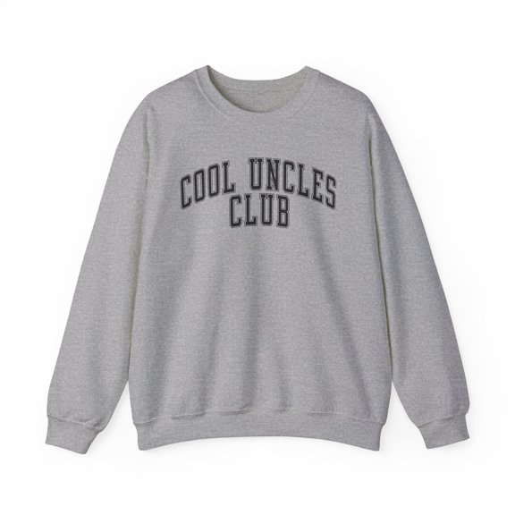 Cool Uncle Sweatshirt Gifts Crew Neck Shirt Long Sleeve Unisex