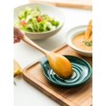 thumbnail image 4 of Spoon Rest LAUCHUH - Soporte de cocina grande de porcelana, color verde, 4 of 9