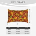 thumbnail image 4 of Lsque Vintage maple leaf autumn Pattern Pillow Case – Soft & Cozy Throw Pillow Cover, Hypoallergenic Cushion Case for Sleeping Women with Envelope Closure-20"x30", 4 of 6
