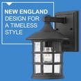 thumbnail image 5 of 1804BK Hinkley Lighting Freeport - 12.25 Inch 11.5W LED Medium Outdoor Wall Lantern-Black Finish, 5 of 18