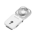 thumbnail image 3 of Ventilador portátil Ventilador pequeño Ventilador personal Ventilador de mano para acampar Interior Exterior Viajes Blanco, 3 of 9