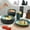 Multicolor,White, variant on Danhjin Dinnerware Set 16-Piece Plates and Bowls Set Service for 4, 6 or 8 People, Everyday Dishes Sets with Dinner Plates Salad Plates Bowls, Complete Dishes Set